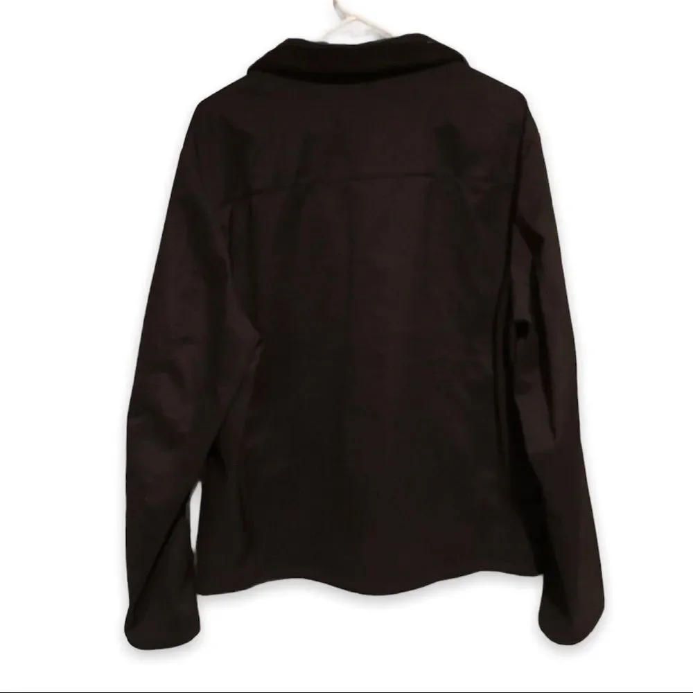 Men’s Banana Republic Full Zip Jacket in Black size Large Casual Lightweight